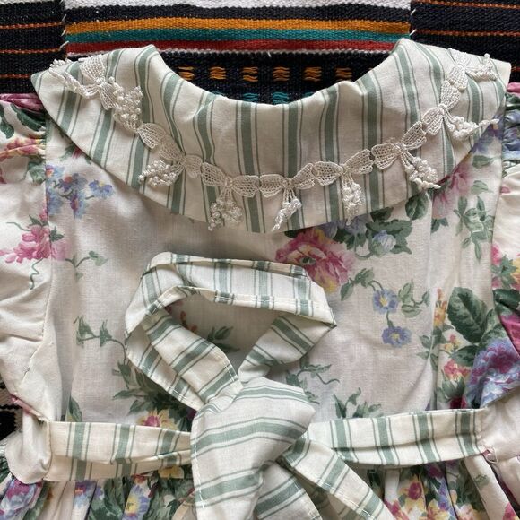 Vintage Sarah Kent Fancy Party Dress. Size 4T. USA. Polycotton. Pockets. 1980's. - Picture 14 of 16